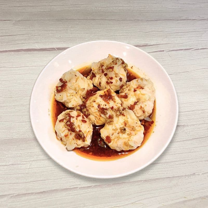Prawn Wontons in Spicy Chili Sauce / 鮮蝦紅油抄手
