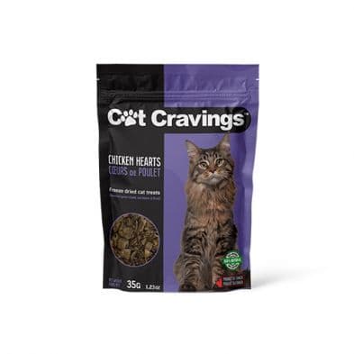 Cat Cravings Freeze Dried Chicken Hearts 35 g