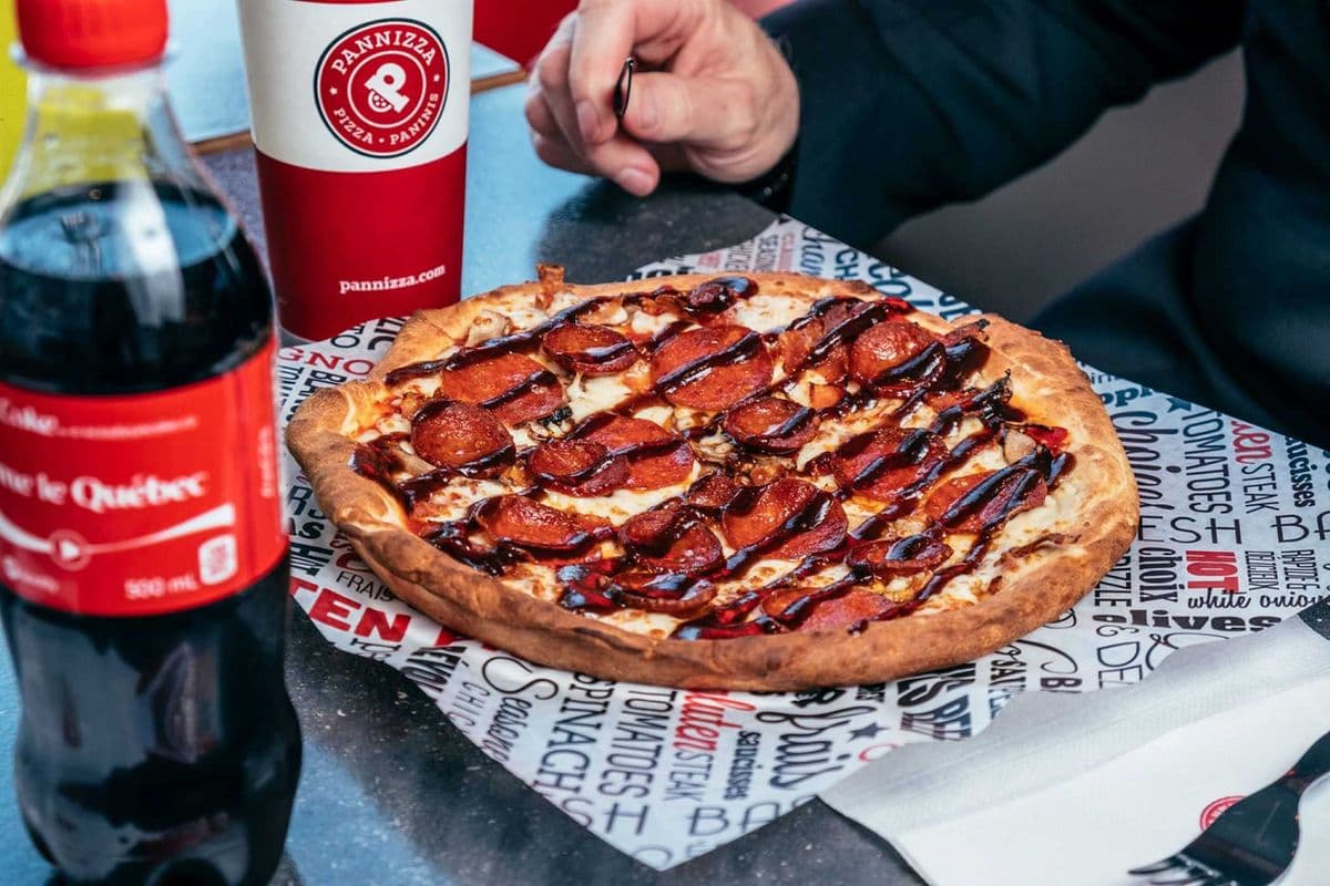 1. Pizza 10" au barbecue