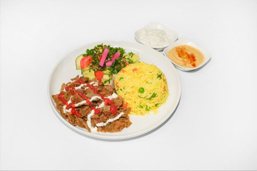 Lamb Donair Plate