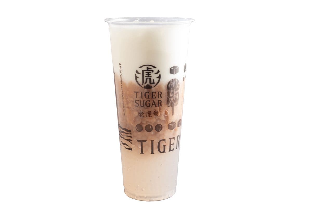 Taro Sago Milk w/Cream Mousse (Large Only) / Taro Sago Milk w/cream(Large)