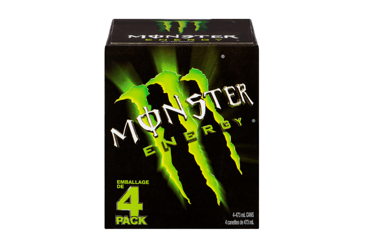 Monster 4 Pack Green (473 ml)