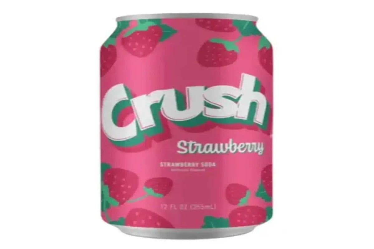 CRUSH STRAWBERRY SODA (355ml)