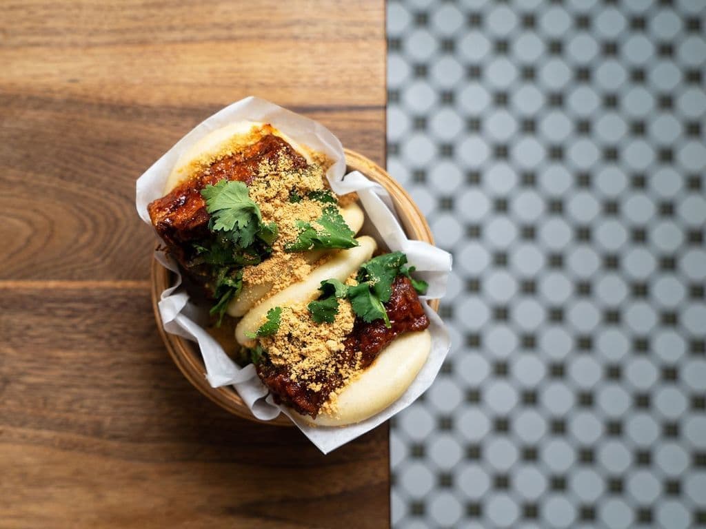 Red Braised Tofu Bao (2pc) (vegan)
