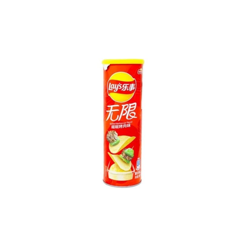 Lays Black Sizzled Barbeque Steak - China (90g)