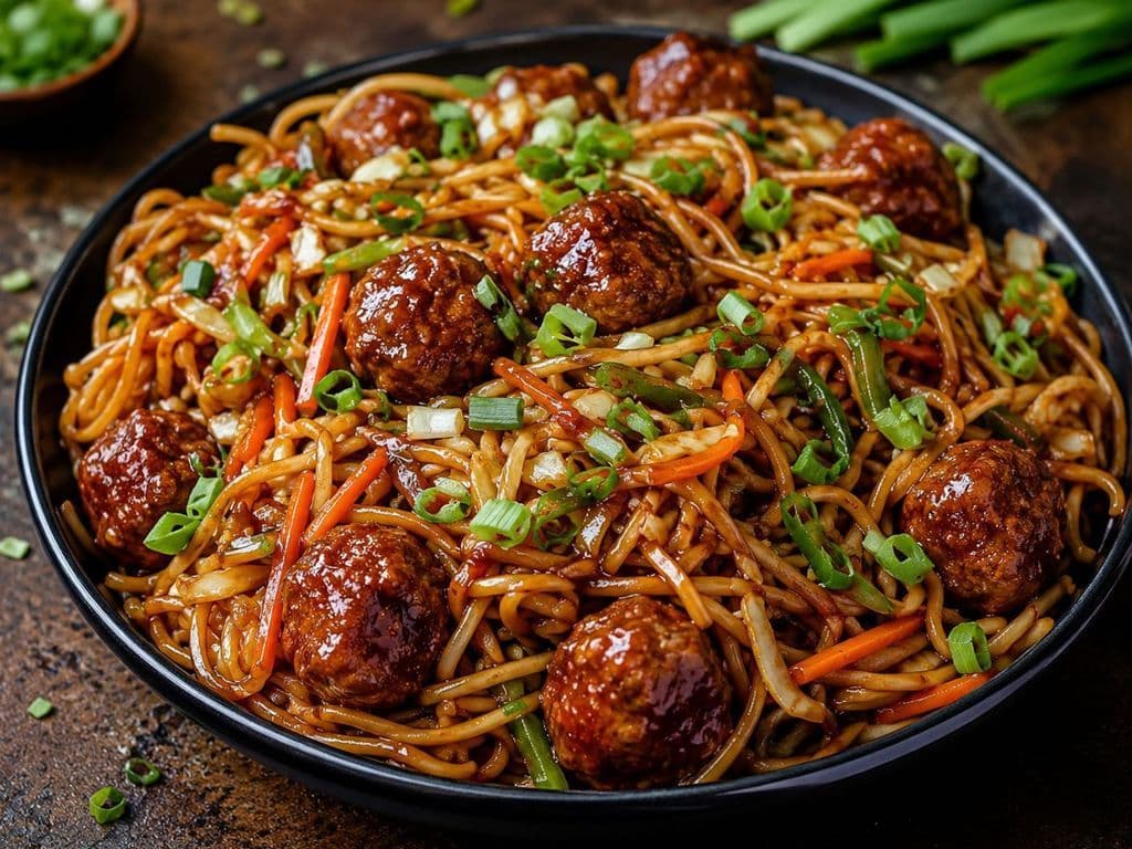 Street Style Special Manchurain Noodles