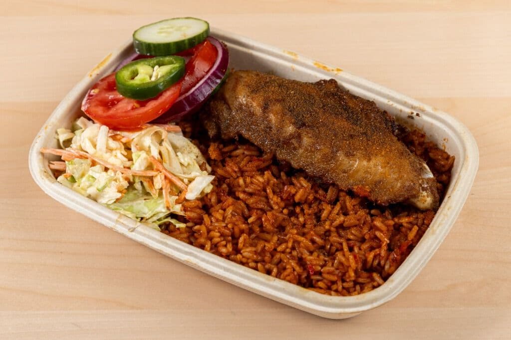 Turkey Suya and Side