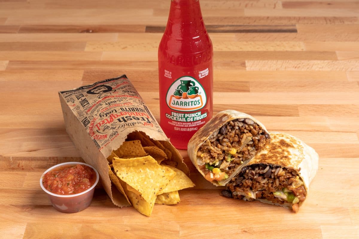 Veggie Ground Burrito Combo