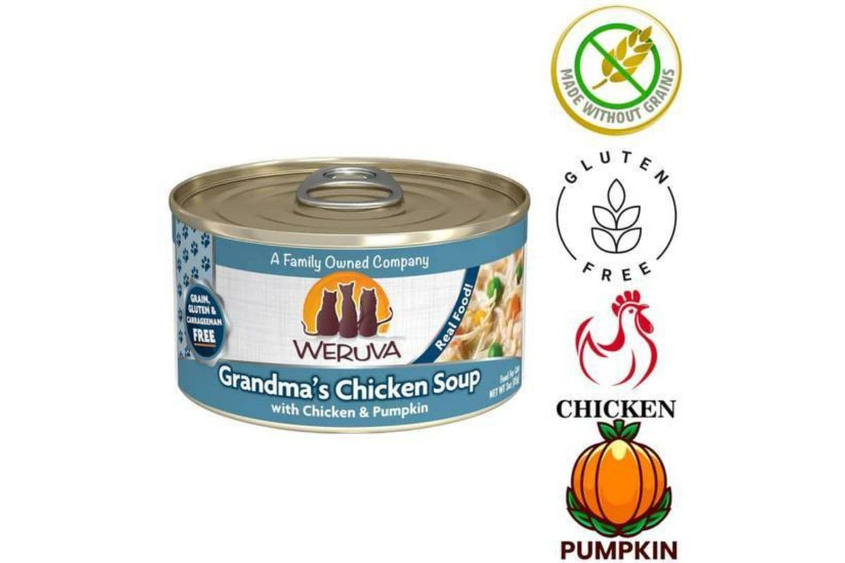 Weruva Grandma's Chicken Soup Canned Cat Food (3 oz)