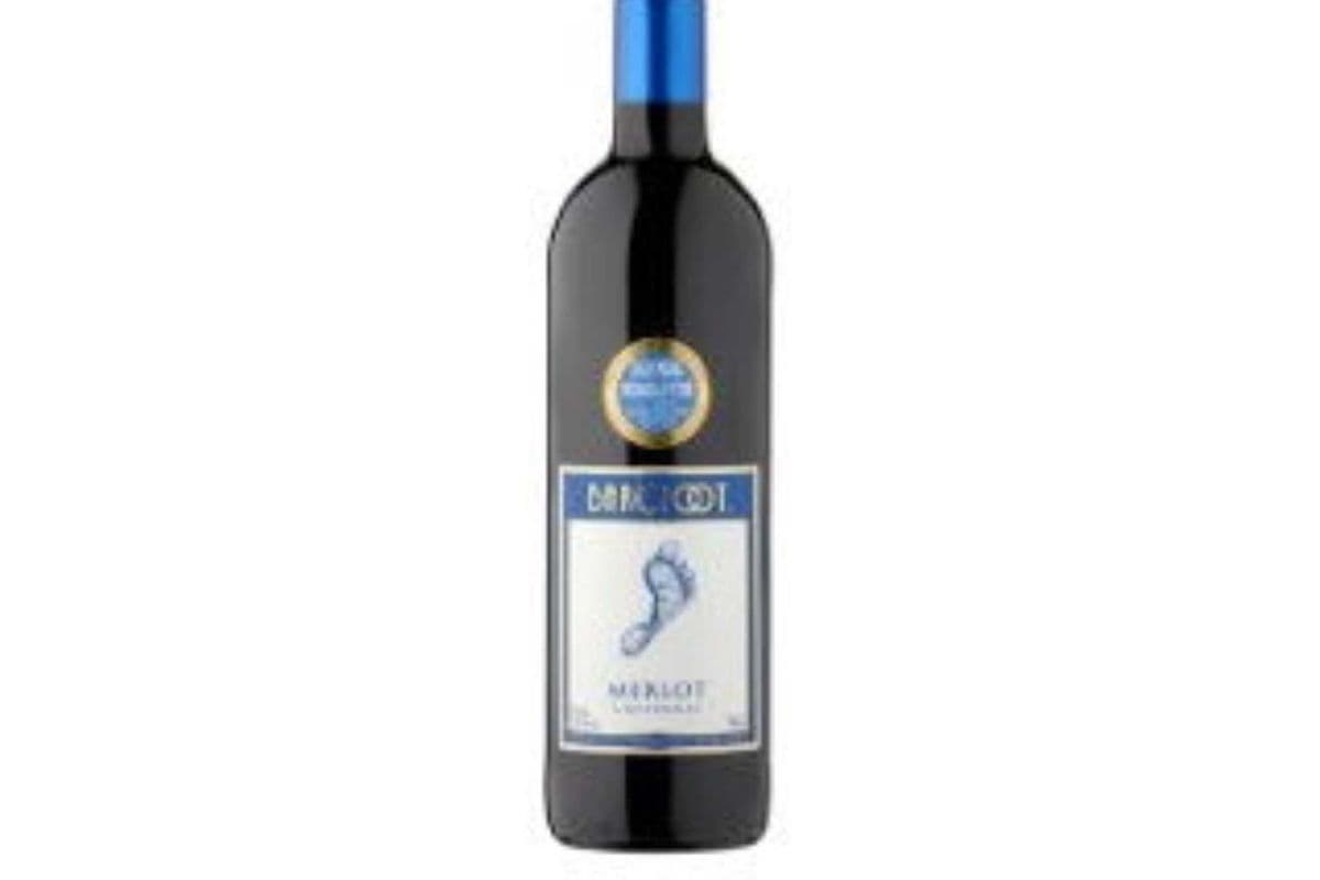 Barefoot Merlot, 750ml wine (13.5% ABV) (1 x 750 ml)