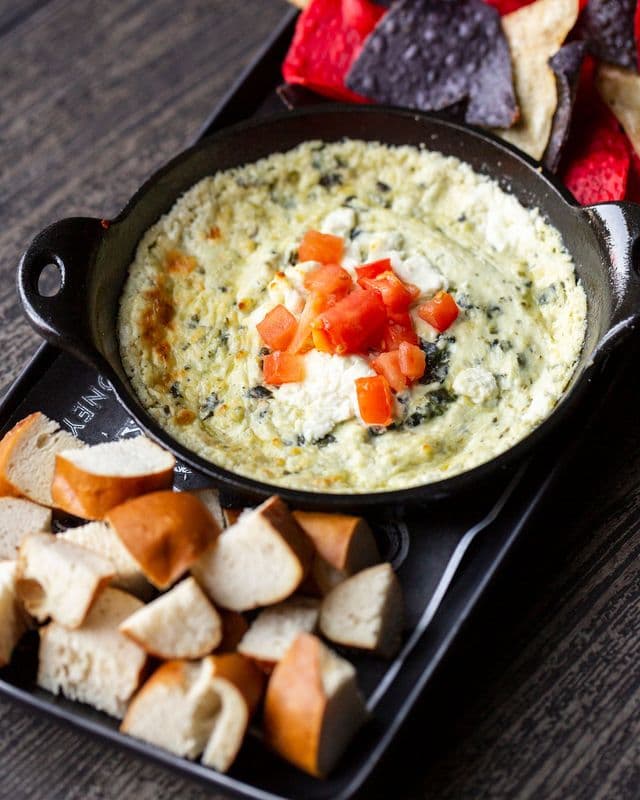 Spinach Artichoke & Goat Cheese Dip