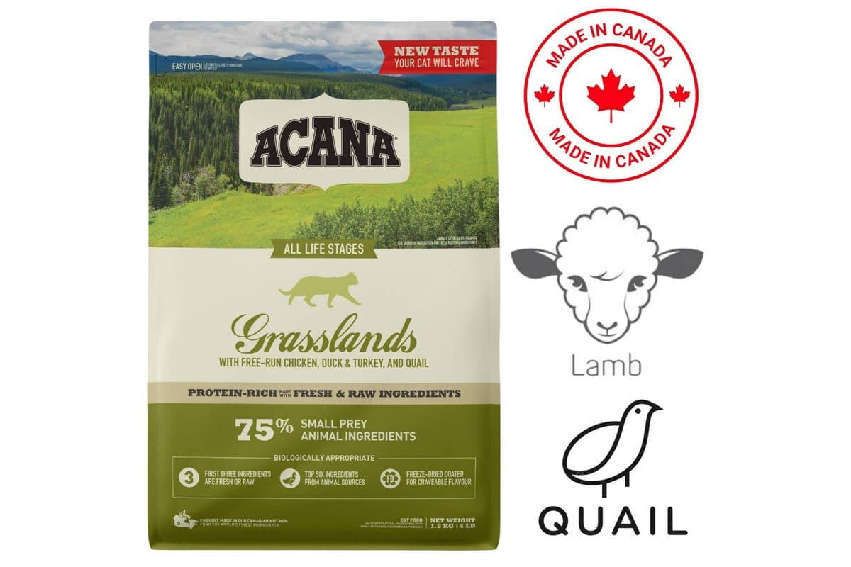Acana Grasslands Dry Cat Food (4 lb)