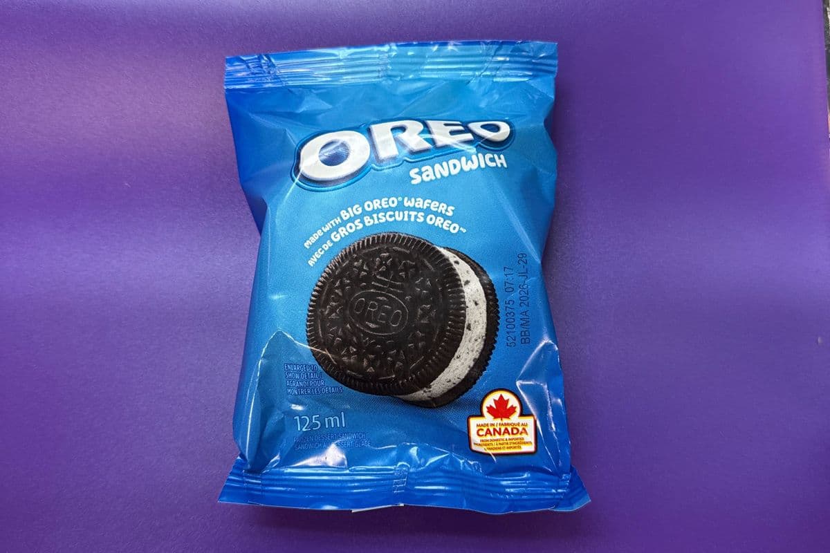 Oreo Ice Cream Sandwich