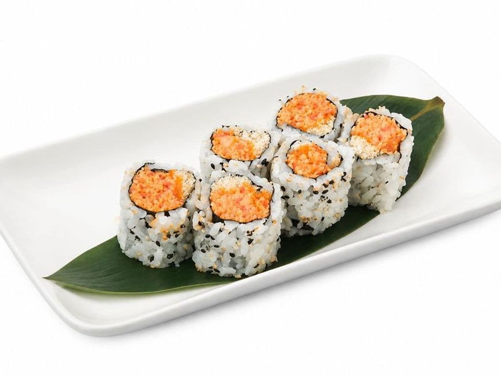 M7 Spicy Crab Meat Tempura Roll (6pcs)