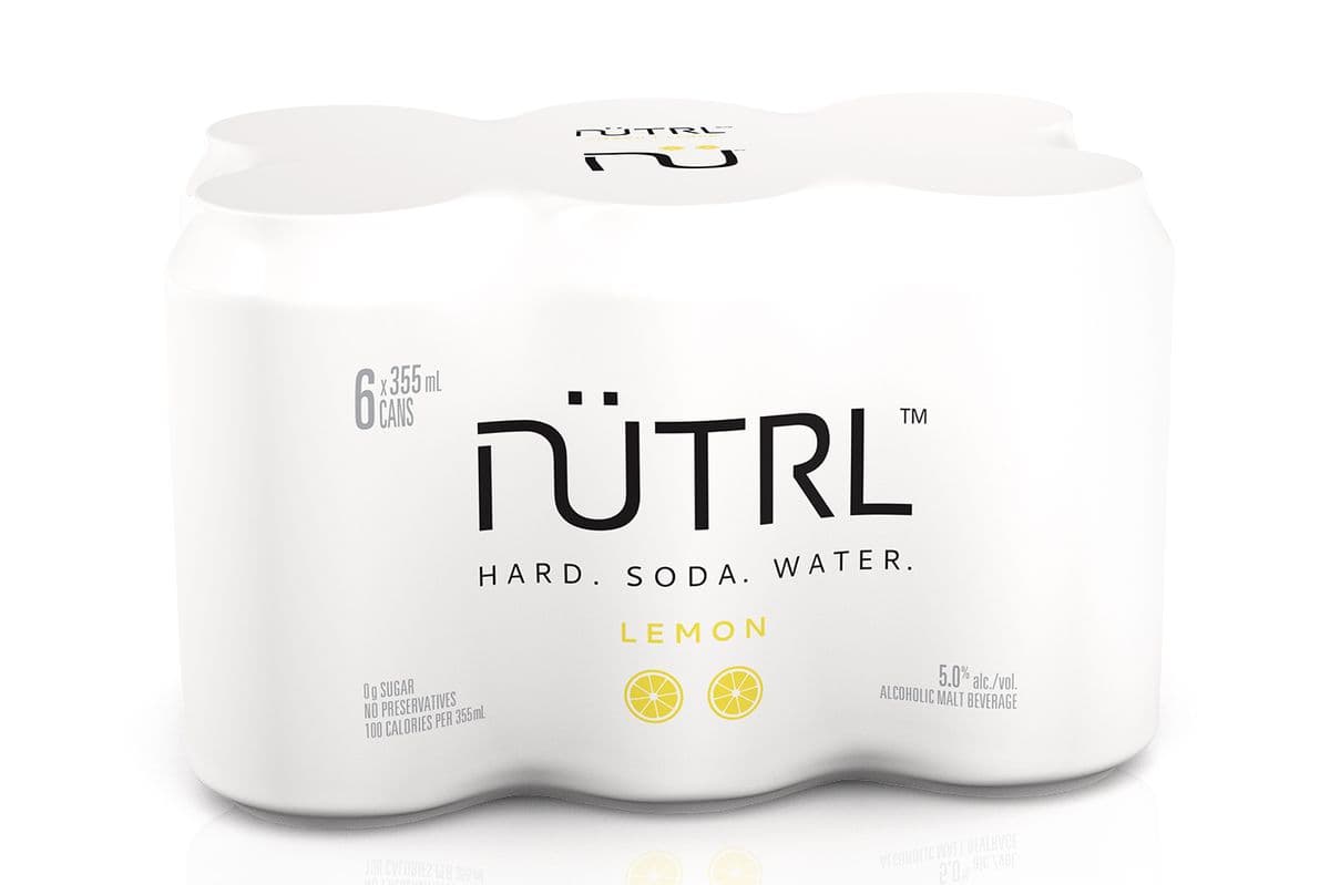 Nutrl Vodka Soda Lemon (6 Cans)