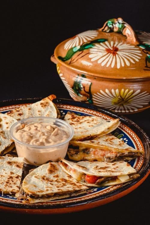 MUSHROOM QUESADILLA