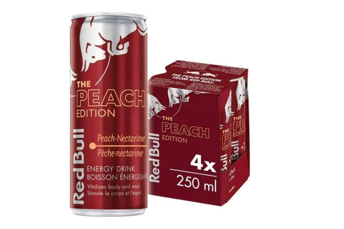 Red Bull The Peach Edition Peach-Nectarine Pack of 4 (4*250 mL)