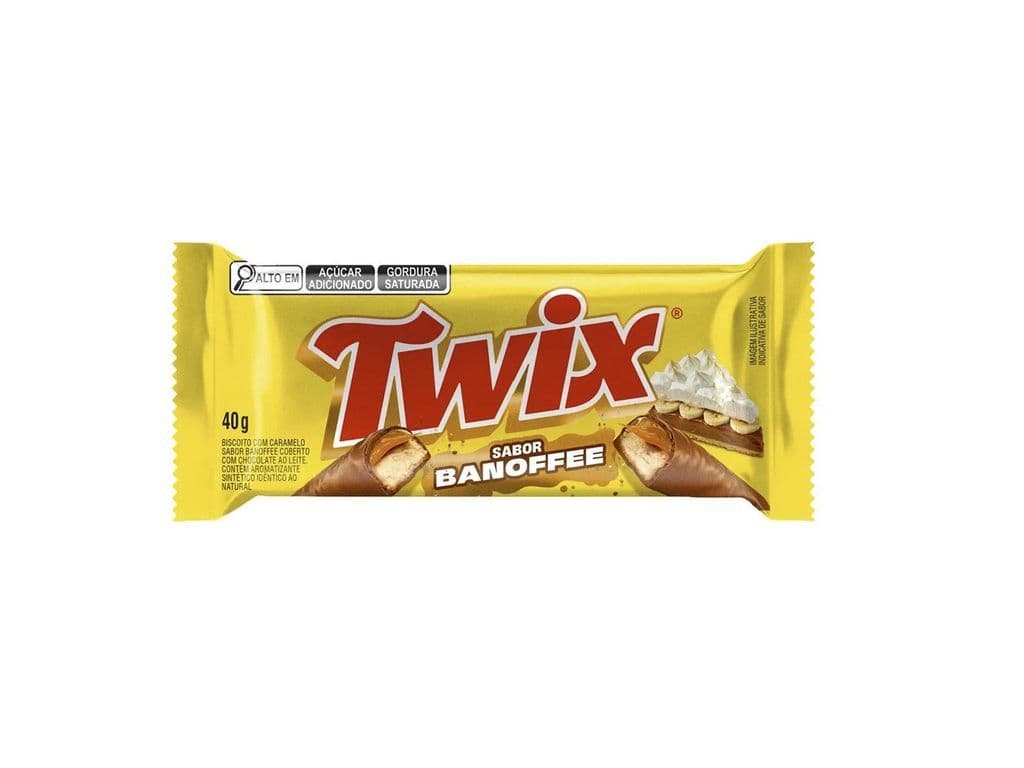 Twix Banoffee Brazilian Caramel Banana Toffee Milk Chocolate Nougat Bar 40g 