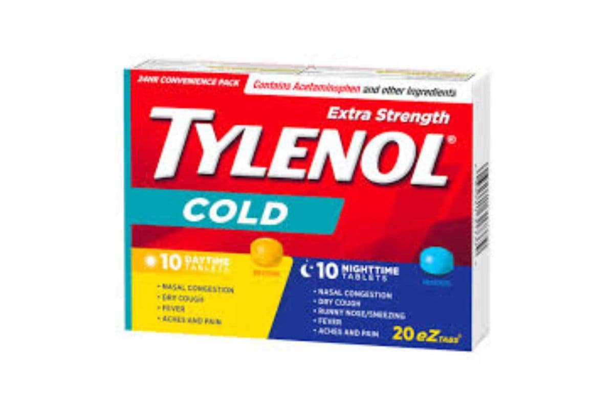 Tylenol Extra Strength Cold 10 Tablets