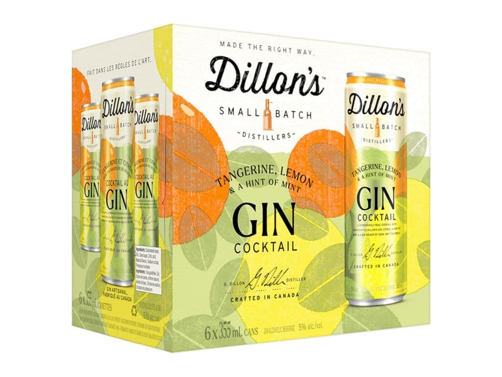 Dillons Gin - Tangerine Lemon 6pk