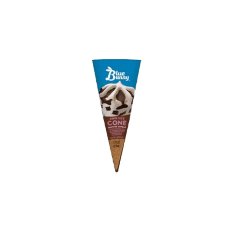 King Cone Brownie Blue Bunny - USA  (237ml)