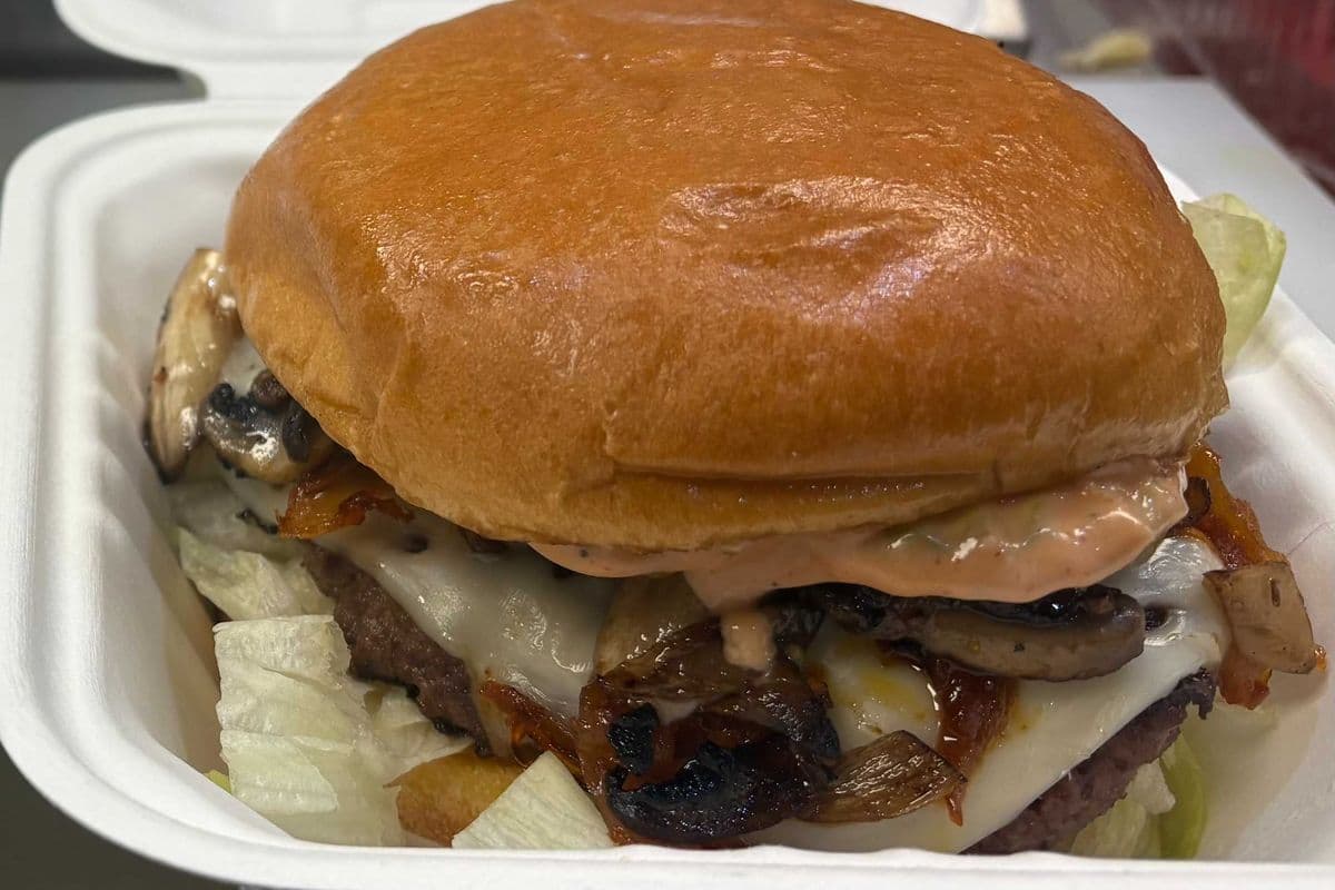 Swiss Mushroom Burger