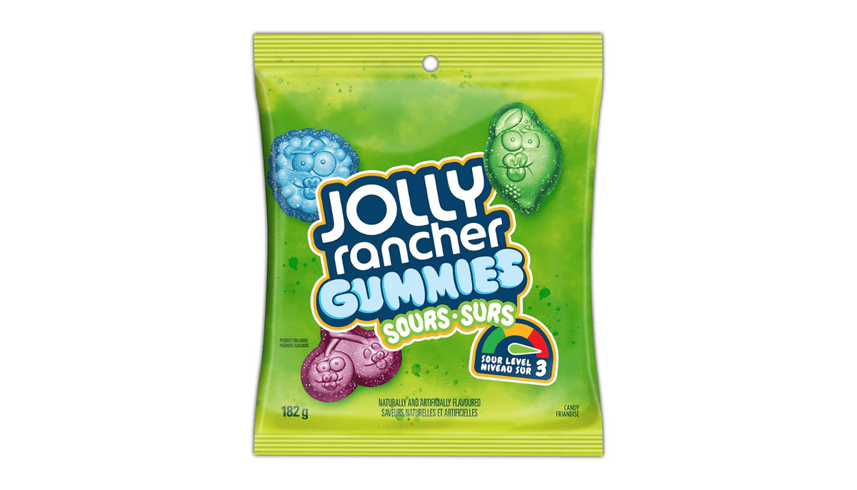 JOLLY RANCHER GUMMIES - Surs Niveau 3 / Level 3 Sour