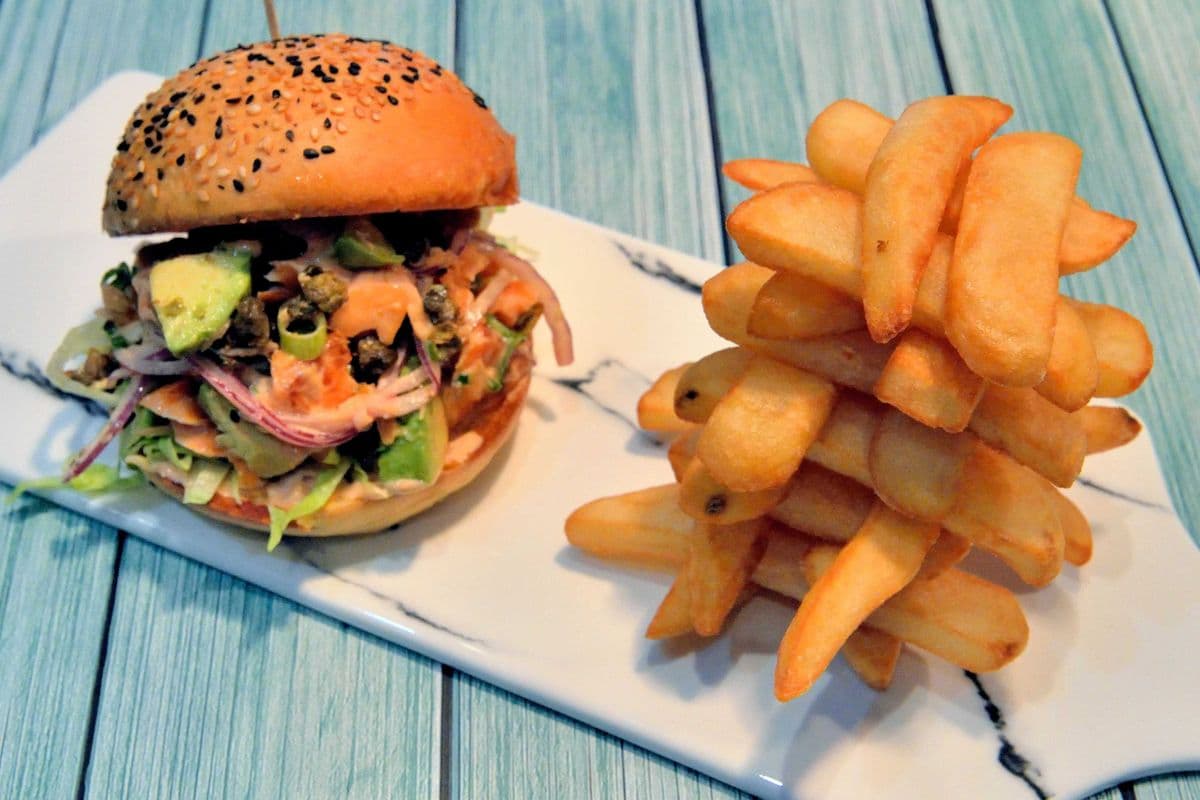 Burger Effiloché de Saumon / Shredded Salmon Burger