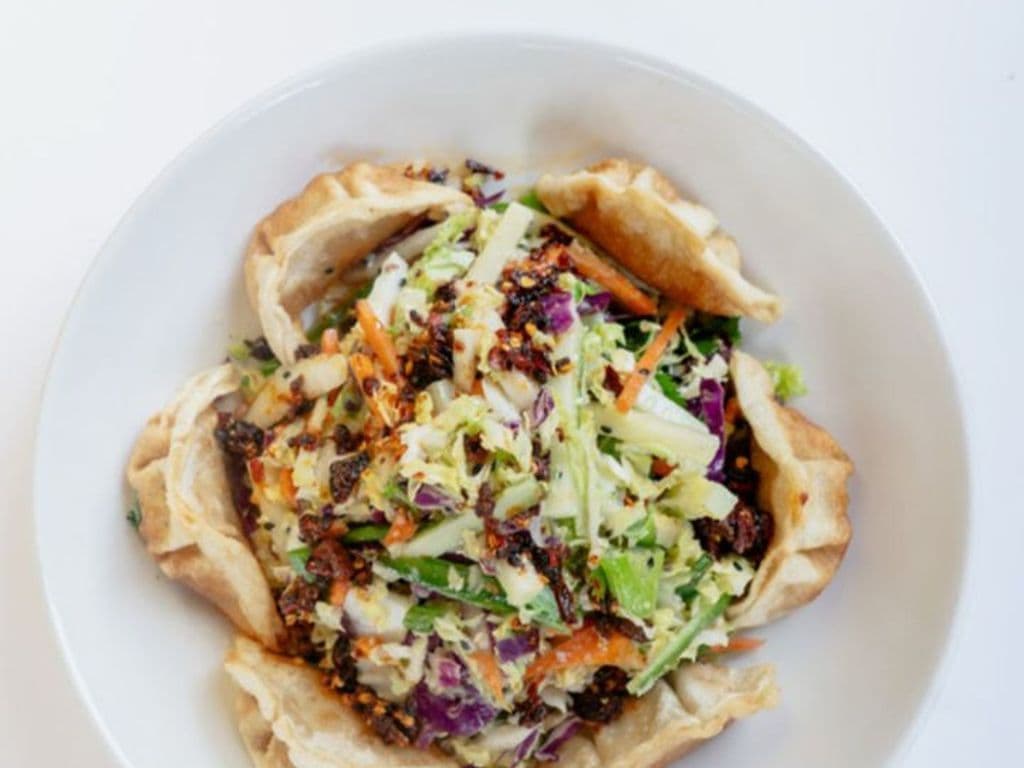 Miso Dumpling Salad
