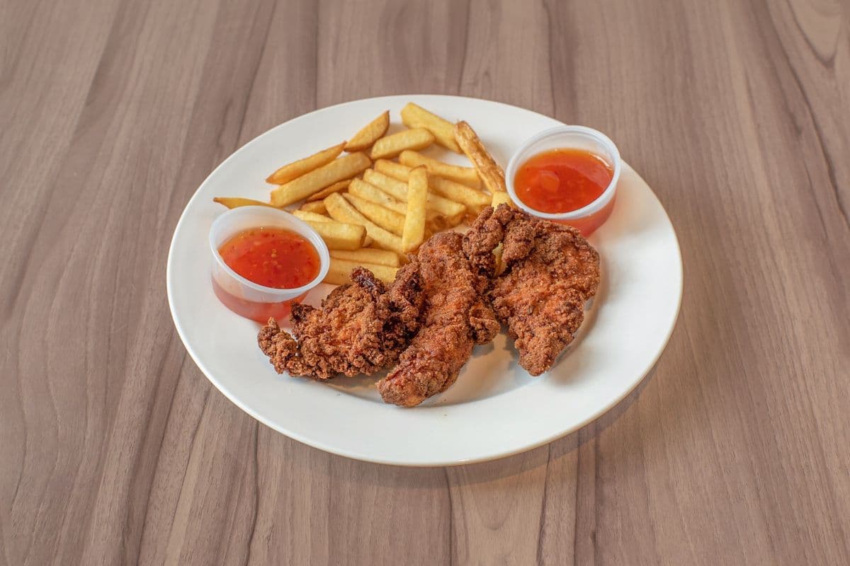 Chicken Fingers with Sweet-and-Sour Sauce