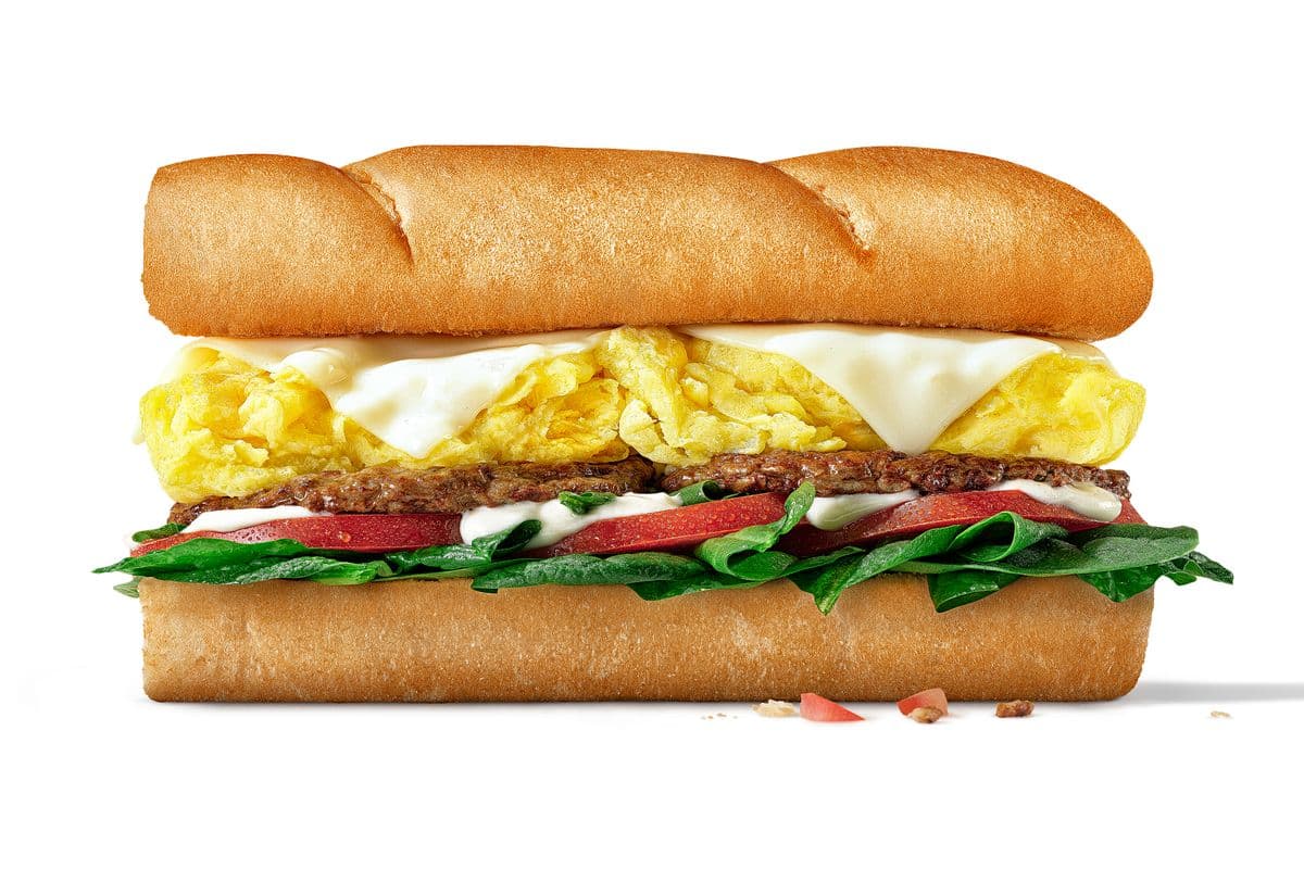6'' Egg & Sausage Sub (650 Cals)