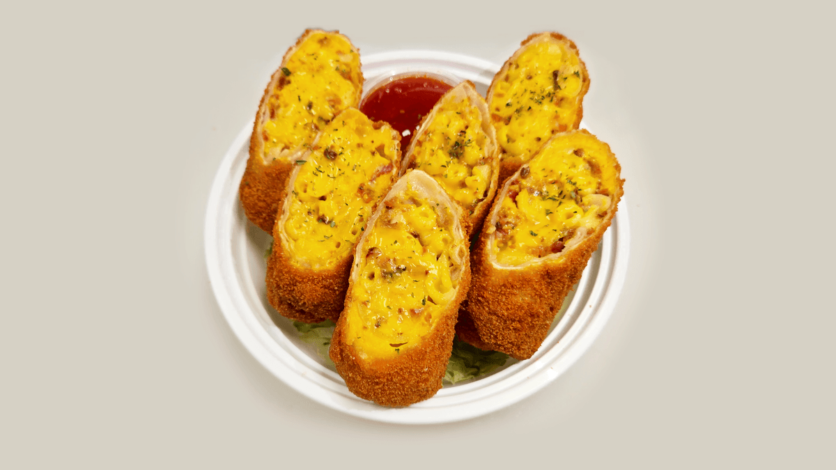 Mac & Cheese Egg Rolls