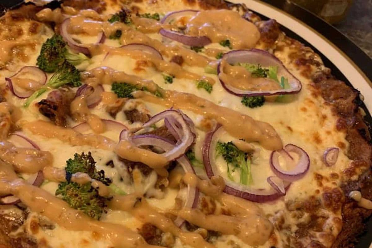 Pizza fondue chinoise kéto 10" (8 g)
