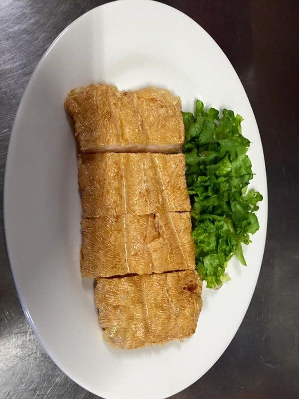 T11. Tofu Wrapped with Massed Shrimp (1 pc)