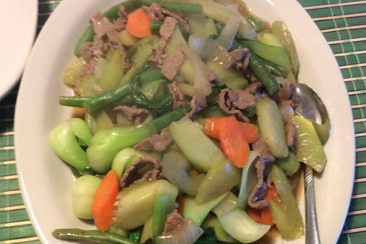 Beef with Mixed Vegetables