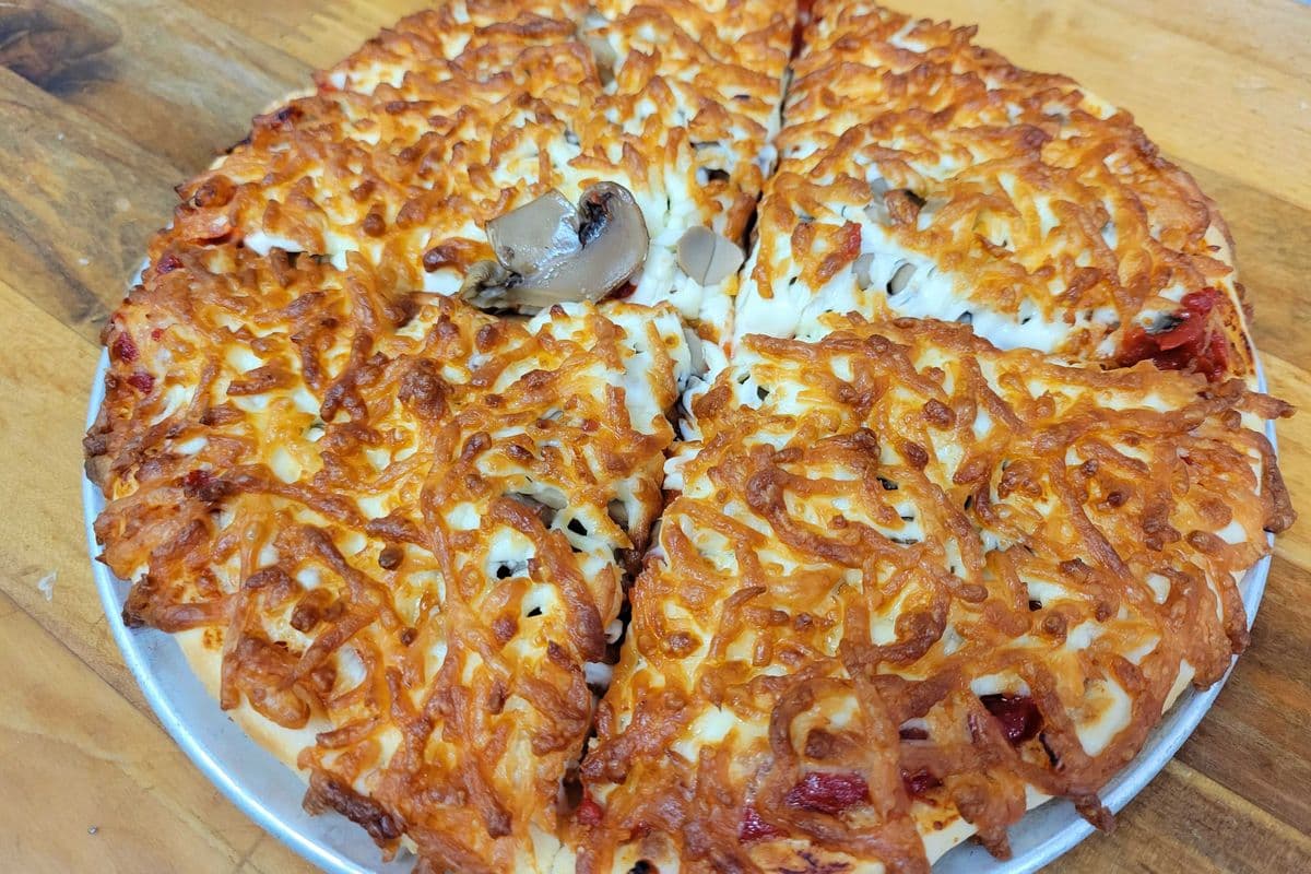 12'' Pizza aux champignons