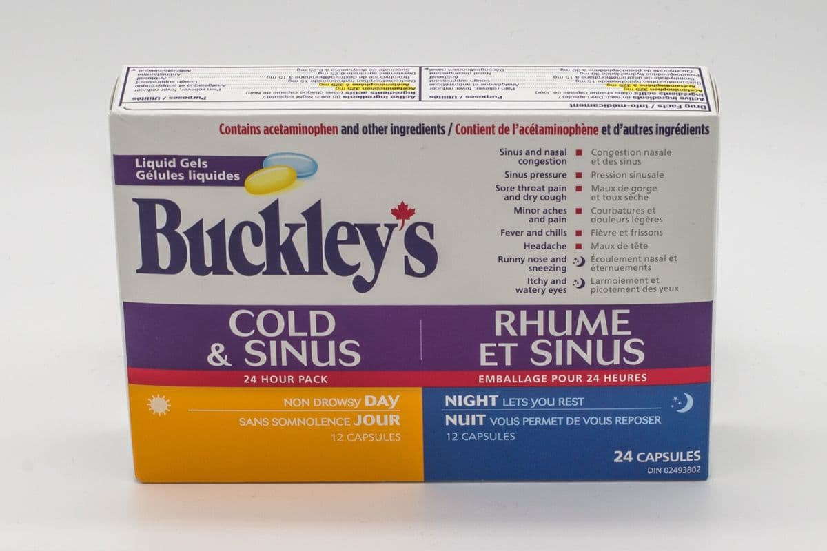 Buckley's Cold & Sinus Day & Night Liquid Gel (12+12 pcs)
