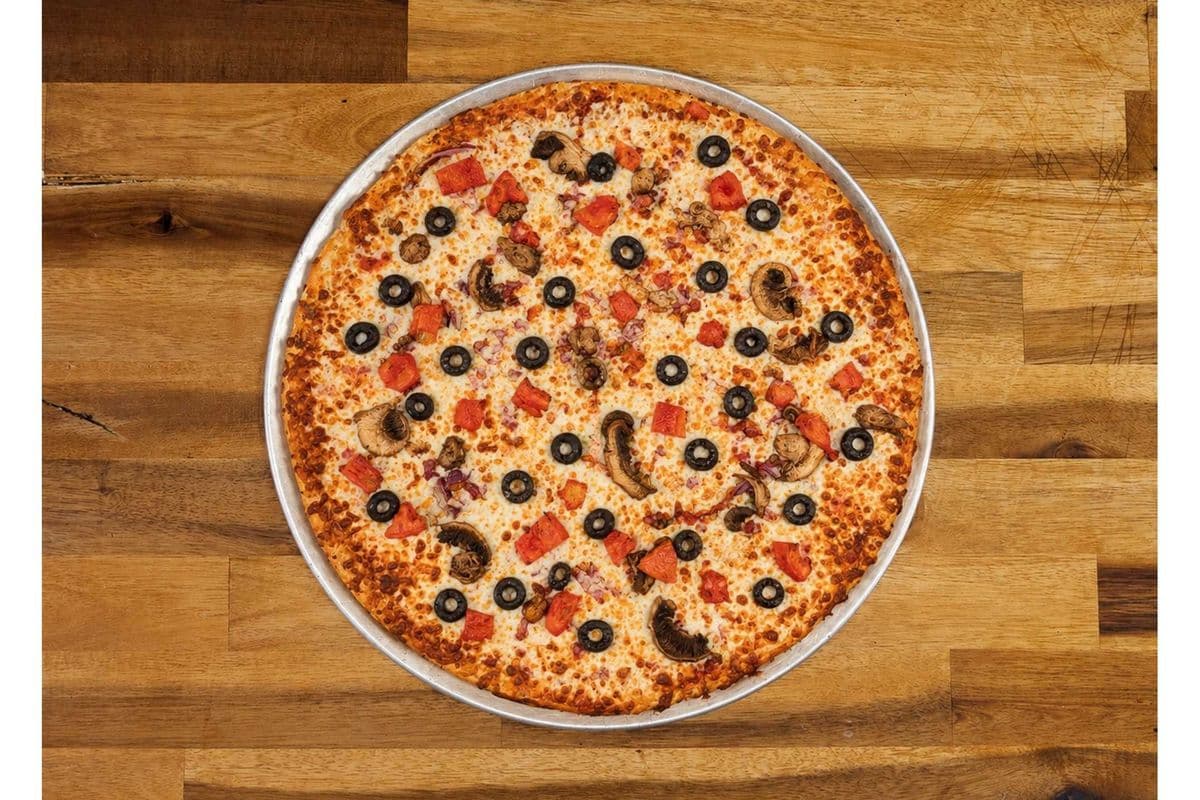 14" Large Loaded Veggi Pizza