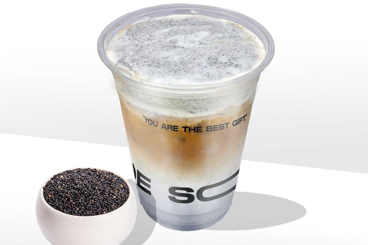 Black Sesame Latte (Iced)
