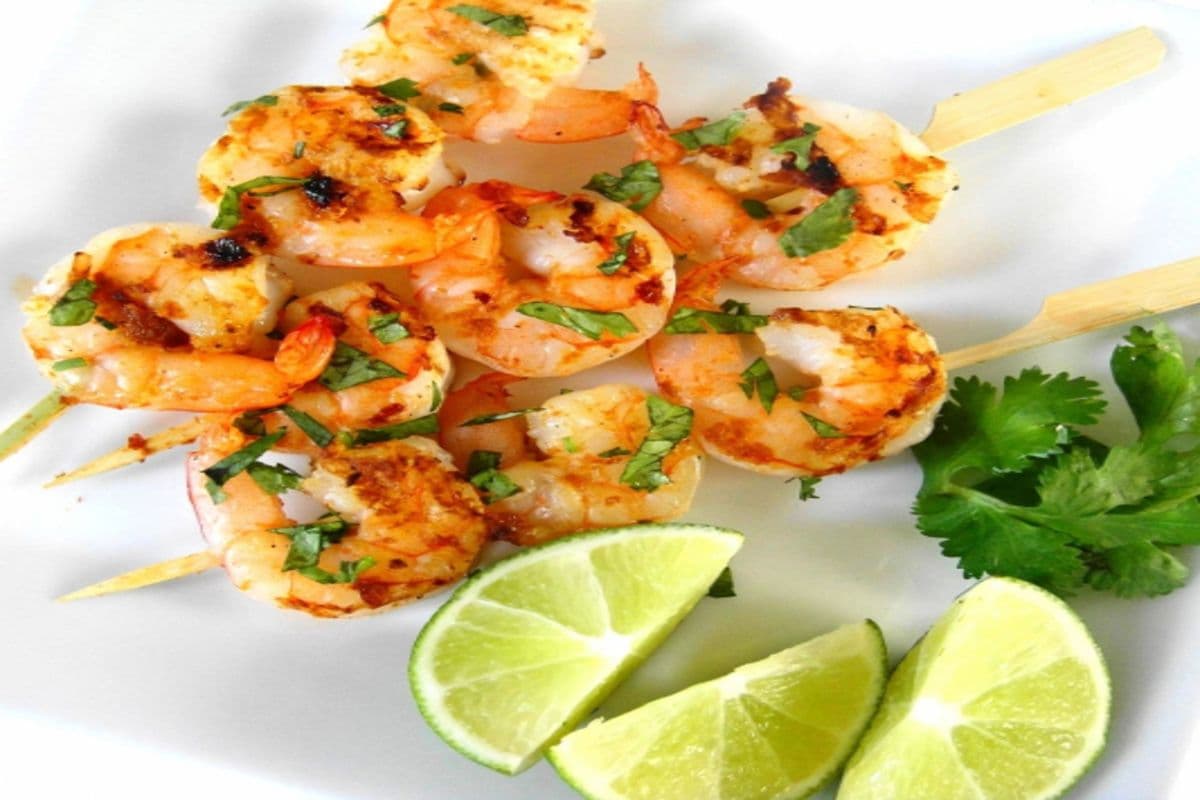 Brochettes de Crevettes / Shrimp Skewers