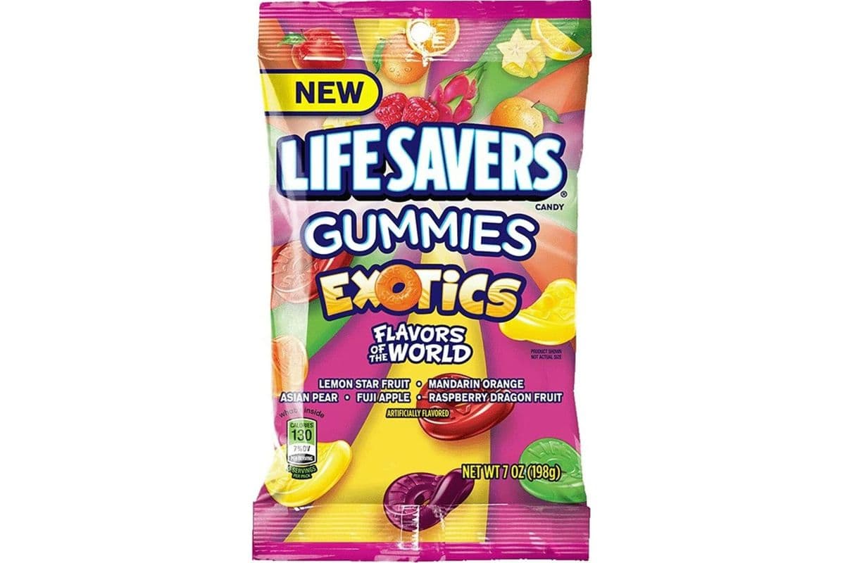 Lifesavers Gummies Exotics Peg Bag