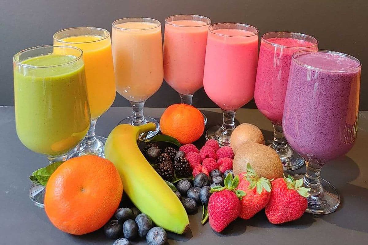 Fraise banane smoothie - Strawberry banana smoothie