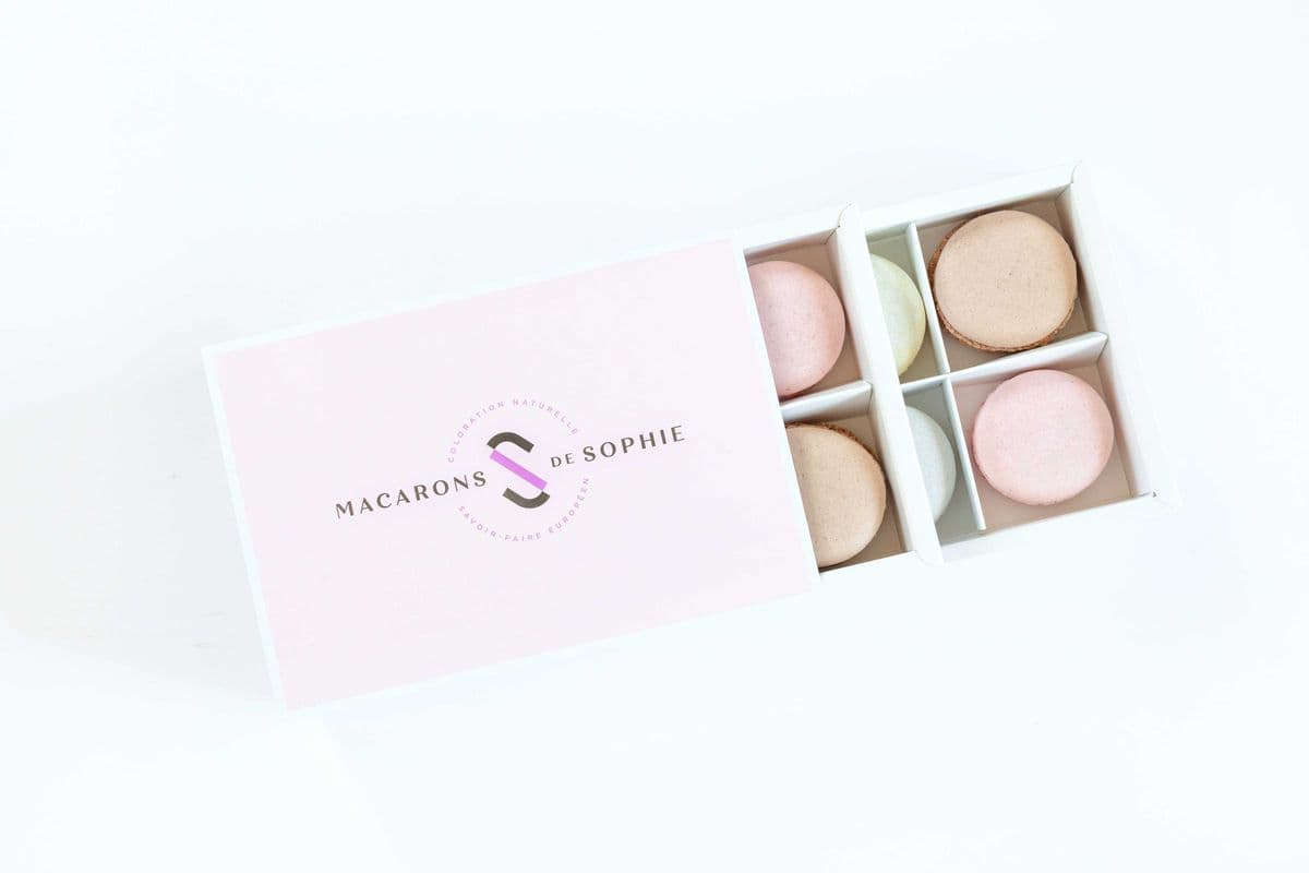Boite découverte - 12 macarons  / Box of 12 Macarons