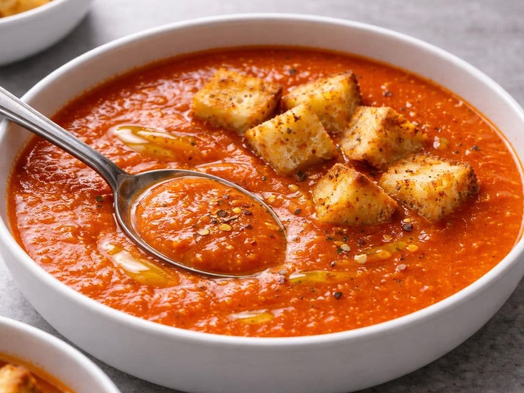 Roasted Tomato Basil Soup (16 oz)
