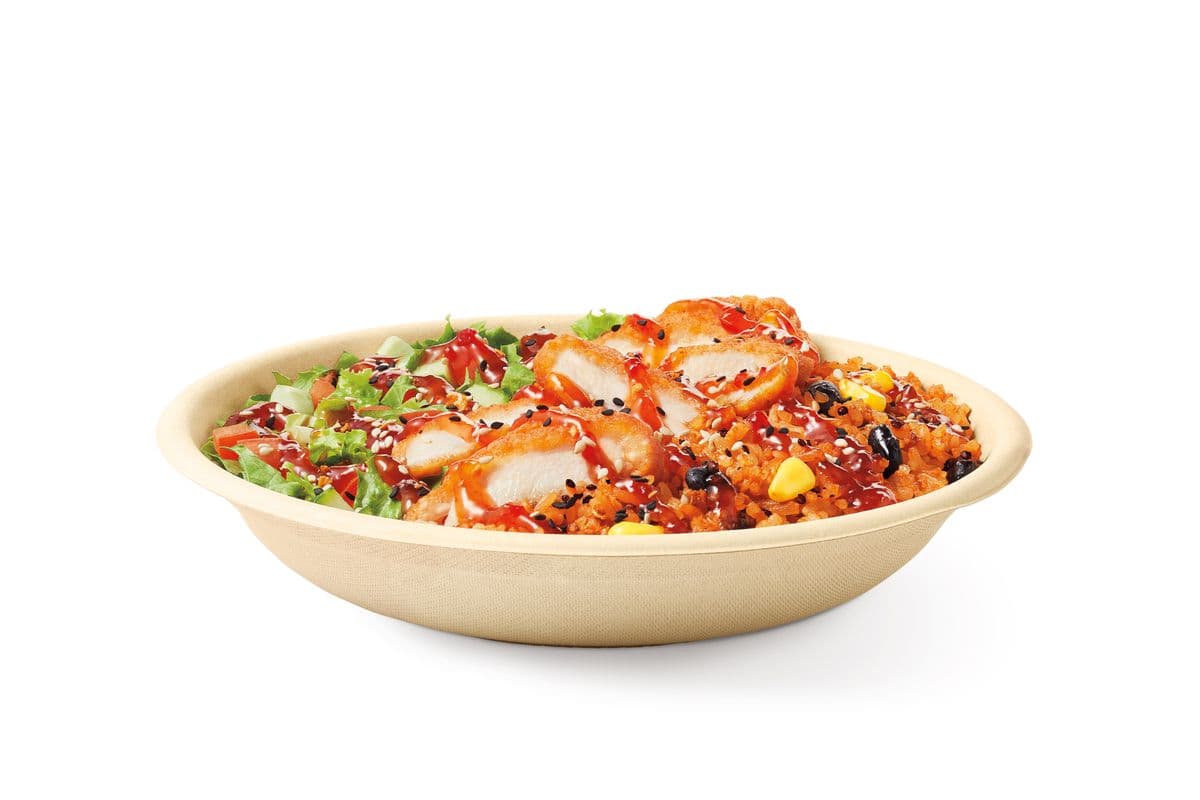 Sweet Chili Crispy Chicken Loaded Bowl