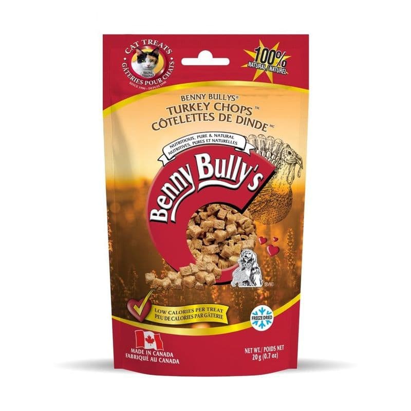 Benny Bullys Turkey Chops Cat Treats 20 g