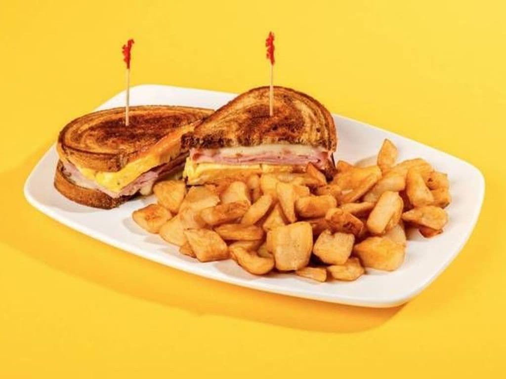 Shaved Ham & Egg Melt