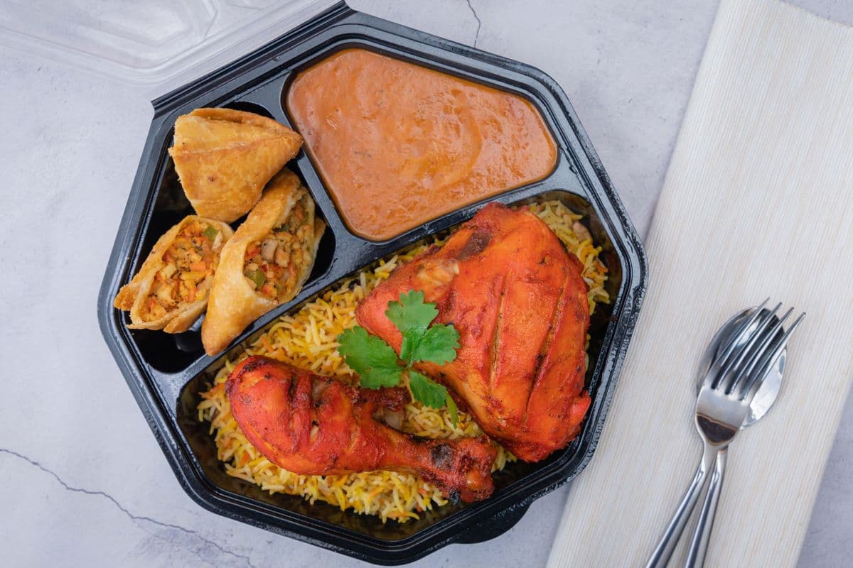 Tandoori Chicken platter
