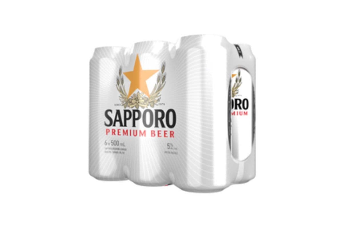 Sapporo (6 x 500 ml Cans)