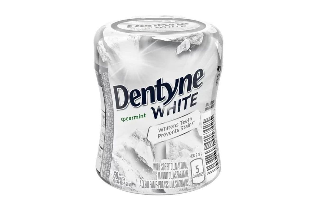 Dentyne White Spearmint Bottle (60 pieces)